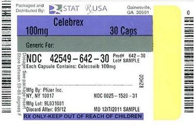 Principal Display Panel (100 mg label)